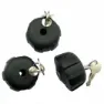 Peruzzo Reserve Nøkkel 3 Enheter, Black, One Size