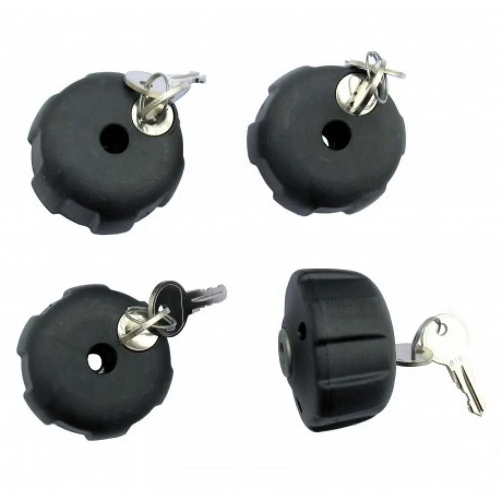 Peruzzo Reserve Nøkkel 4 Enheter, Black, One Size