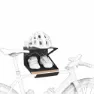 Peruzzo Veggmontert Sykkelholder, Black, One Size