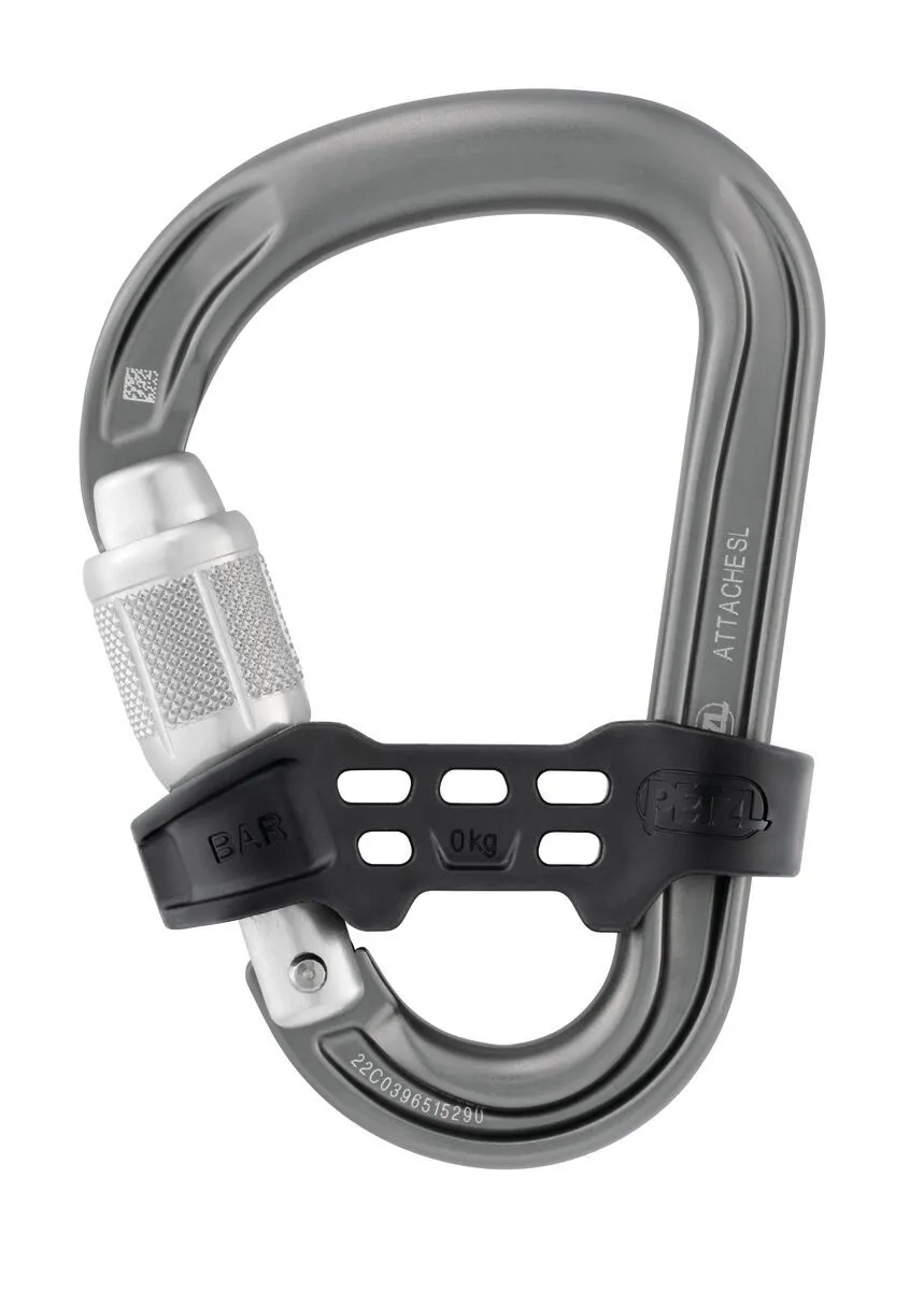 Petzl Attache BAR låsekarabin med plastlås