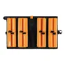 Petzl Åttekantet Veggfeste, Orange / black, One Size
