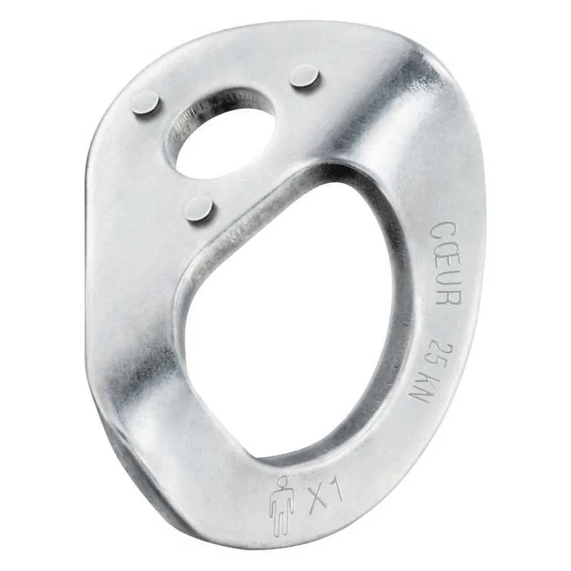 Petzl Coeur Stainless 12 Mm Bolt Hanger 20 Enheter, Grey, One Size
