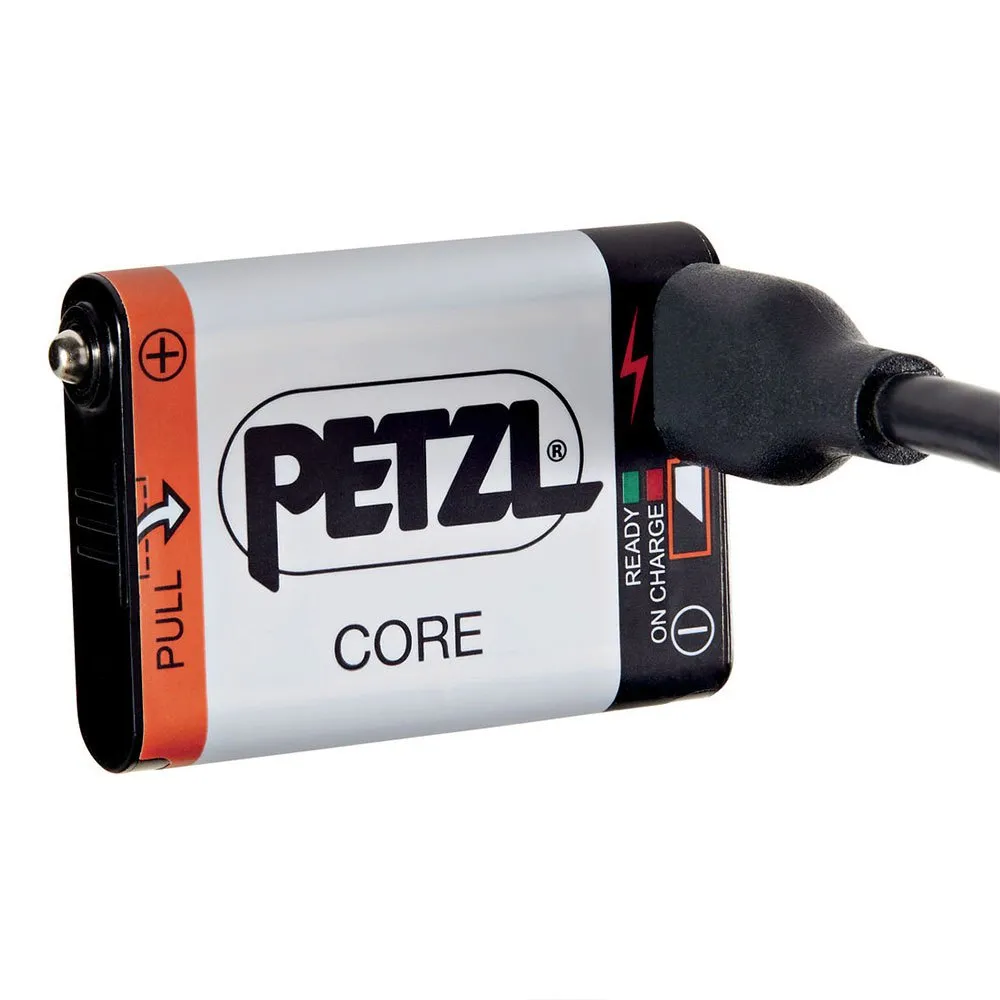 Petzl Core Lithium Batteri, Black / white / orange, One Size