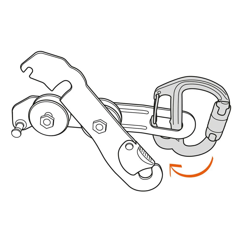 Petzl Freino Z Låsekarabinkrok, Black, One Size Petzl Freino Z Låsekarabinkrok, Black, One Size