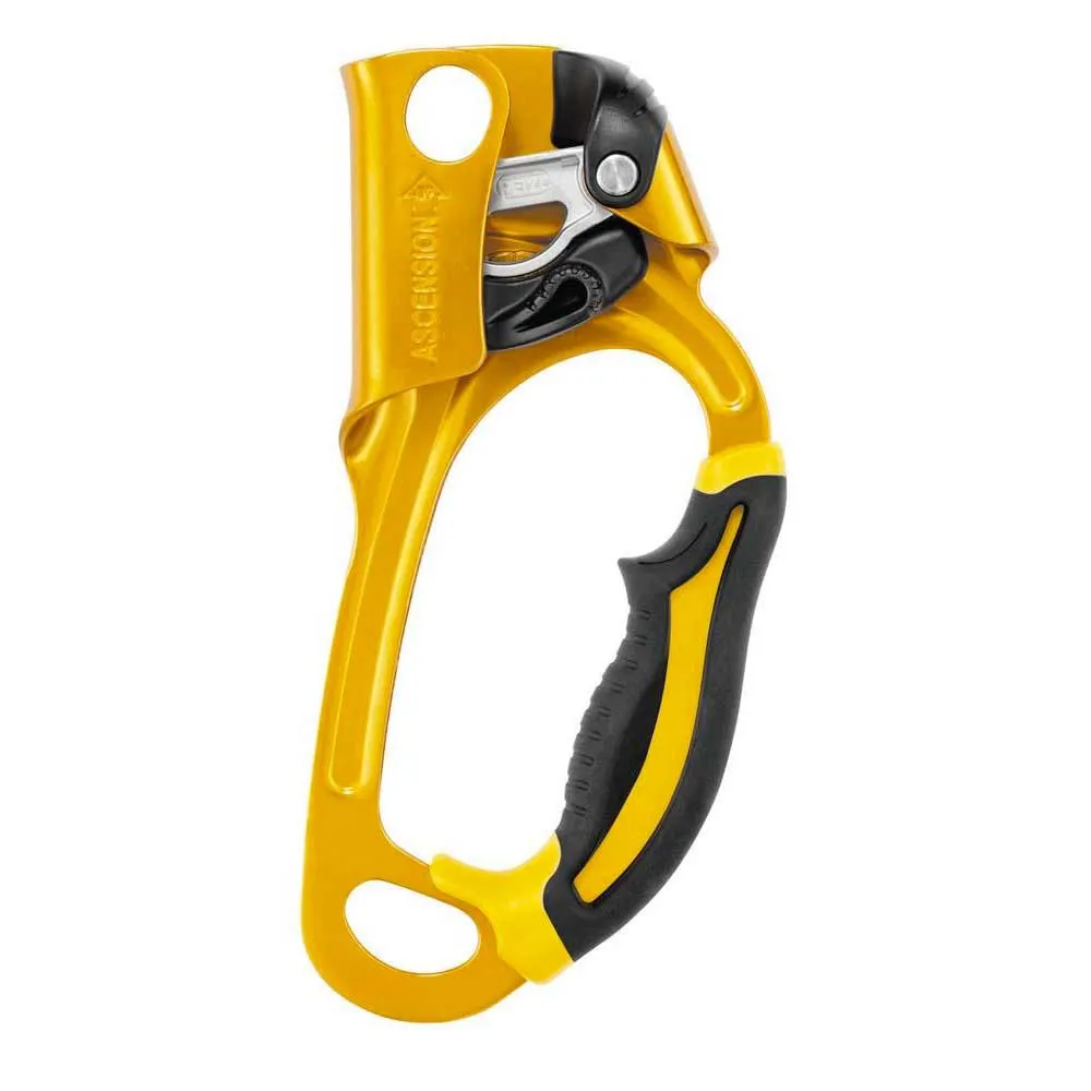 Petzl Høyre Oppstiger, Black / yellow, One Size Petzl Høyre Oppstiger, Black / yellow, One Size