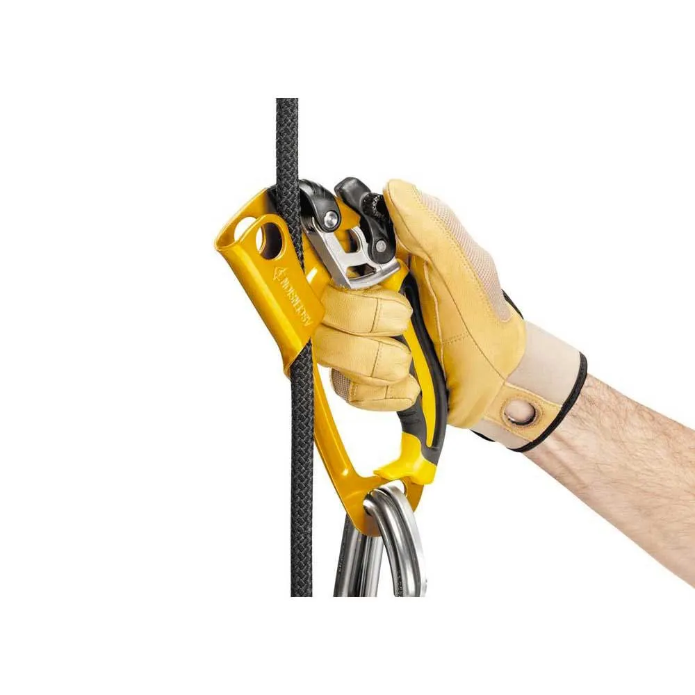 Petzl Høyre Oppstiger, Black / yellow, One Size Petzl Høyre Oppstiger, Black / yellow, One Size