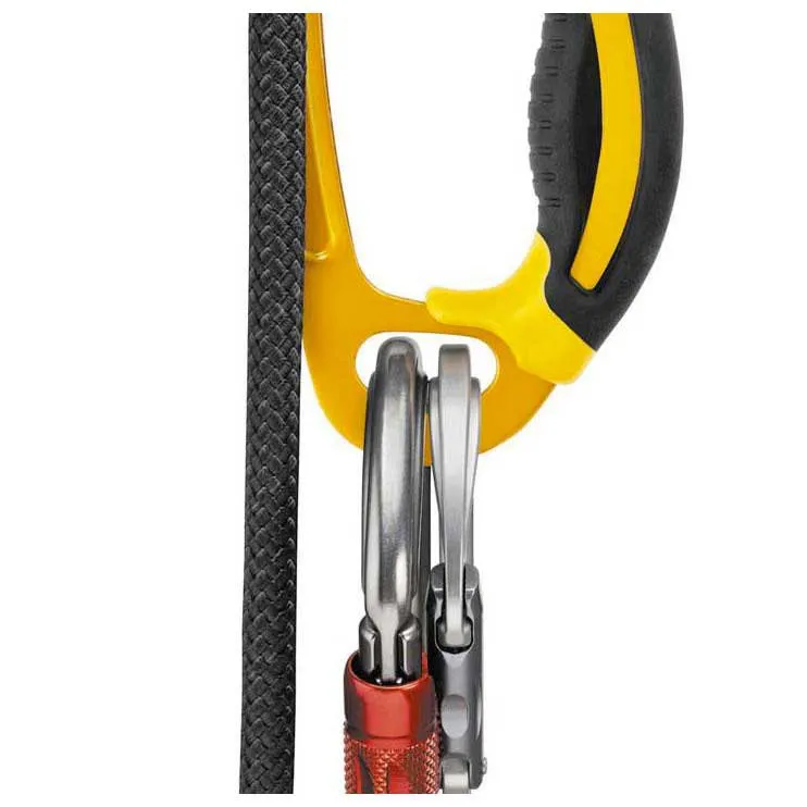 Petzl Høyre Oppstiger, Black / yellow, One Size Petzl Høyre Oppstiger, Black / yellow, One Size