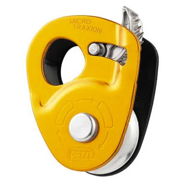 Petzl Micro Traxion Talje, Golden, One Size