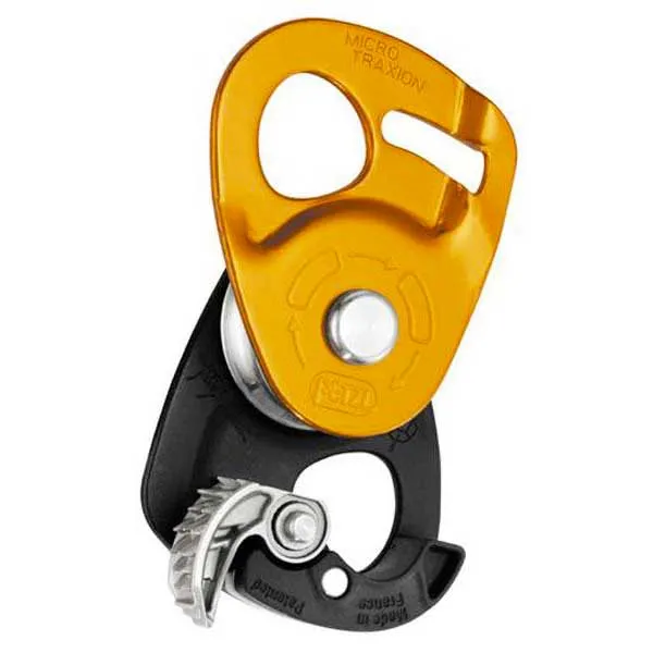 Petzl Micro Traxion Talje, Golden, One Size