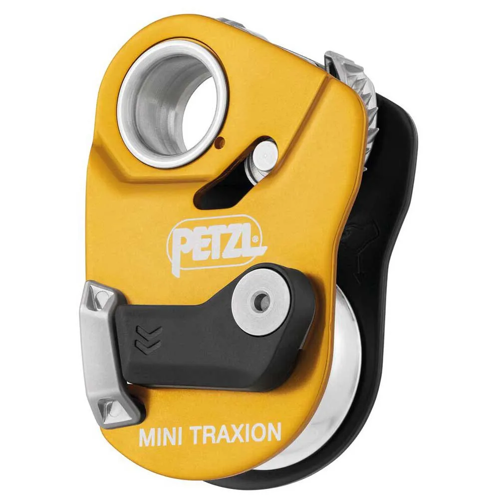 Petzl Mini Traxion Capture Talje, Yellow, One Size