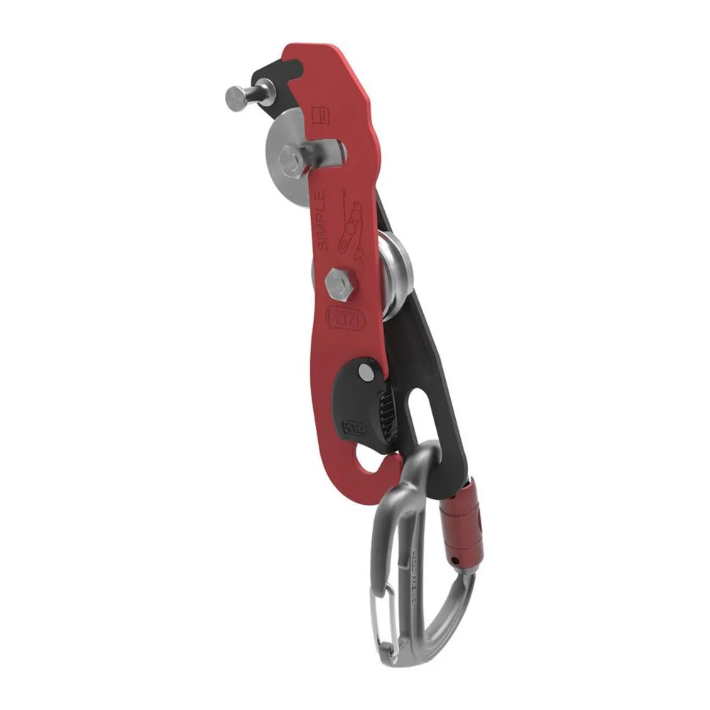 Petzl Nedfiringsbrems, Red / black, One Size Petzl Nedfiringsbrems, Red / black, One Size
