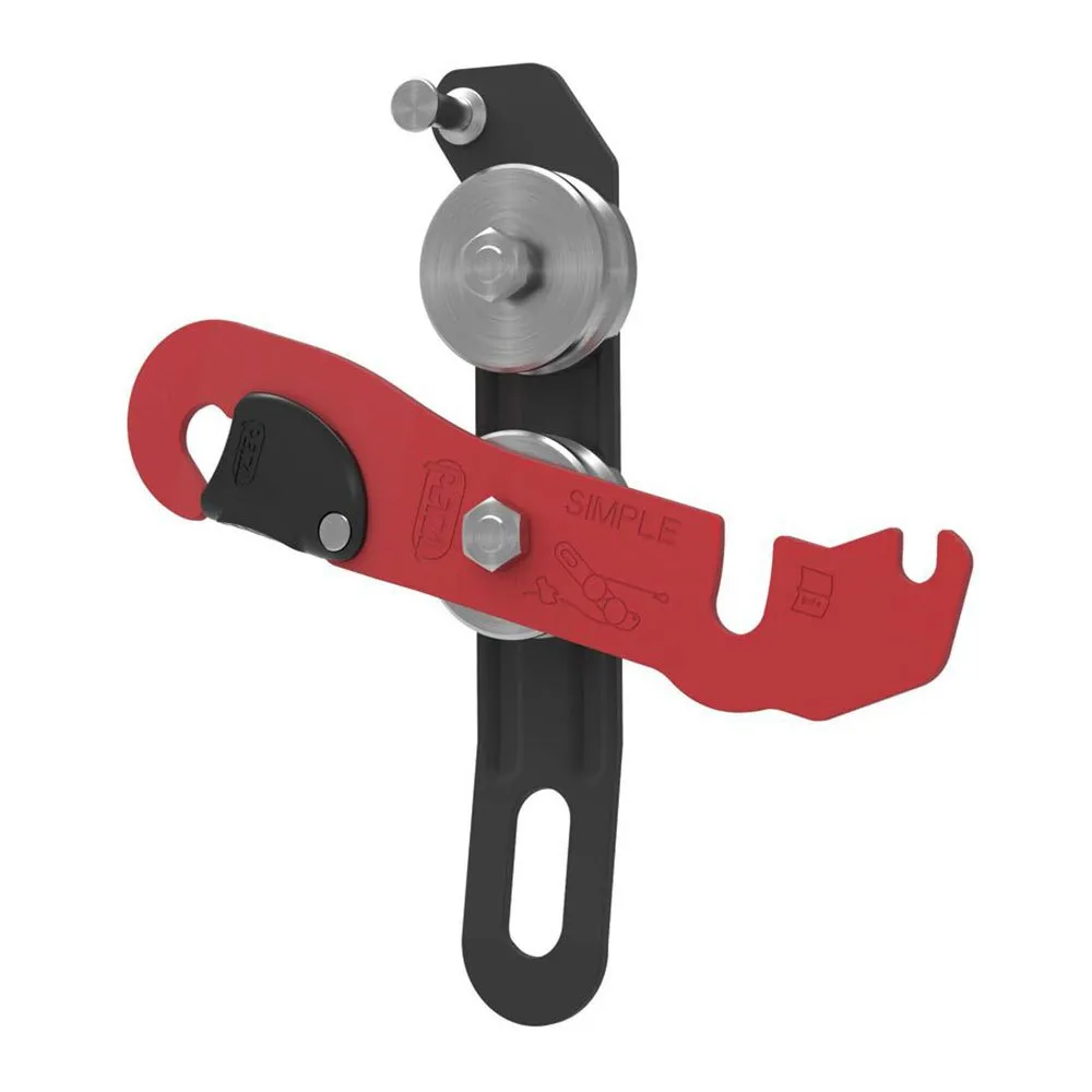 Petzl Nedfiringsbrems, Red / black, One Size Petzl Nedfiringsbrems, Red / black, One Size