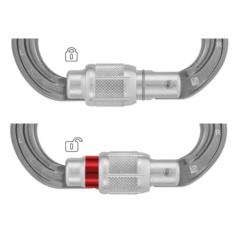 Petzl Omni Si Karabinkrok, Metal, One Size