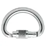 Petzl Omni Triact Lock Karabinkrok, Silver, One Size