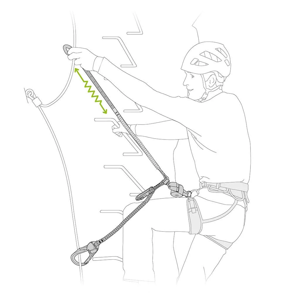 Petzl Scorpio Eashook Sw Lanyards Og Energiabsorbenter, Nocolour, One Size