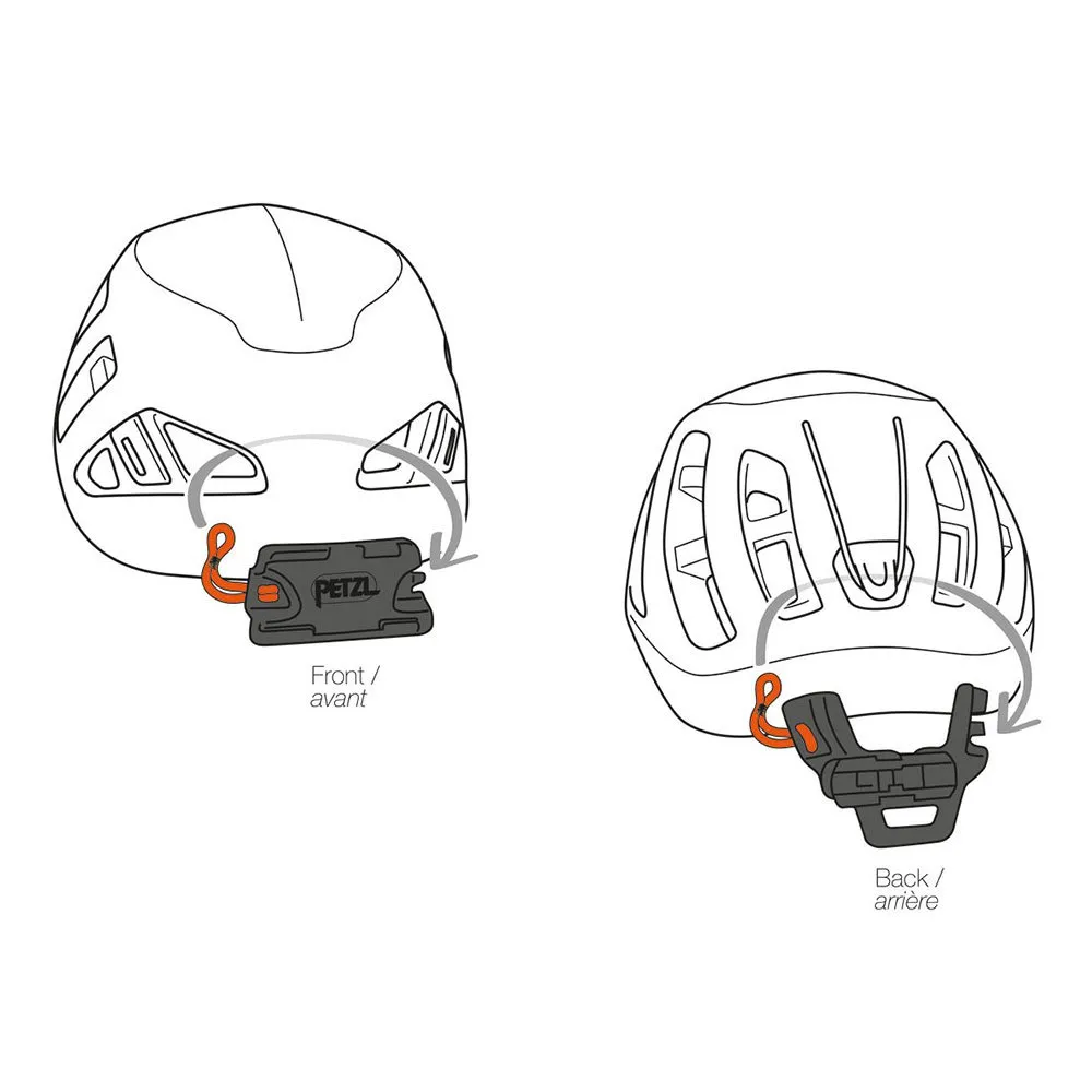 Petzl Sirocco Lysadapter, Black, One Size