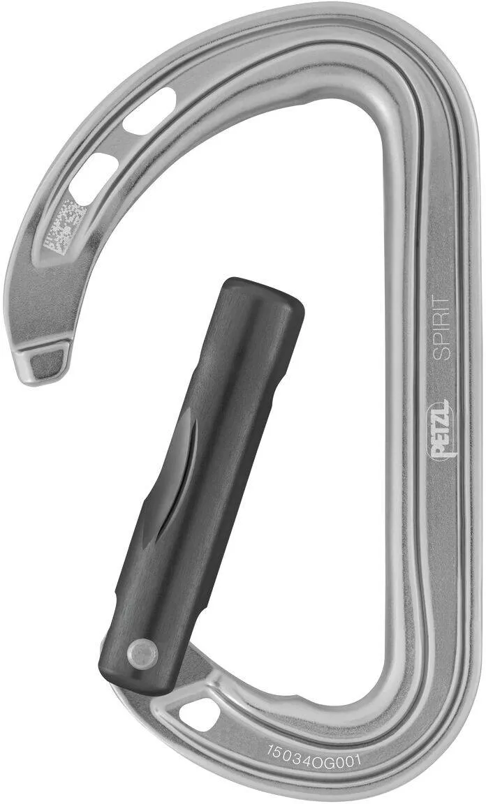 Petzl Spirit rett snapper grå