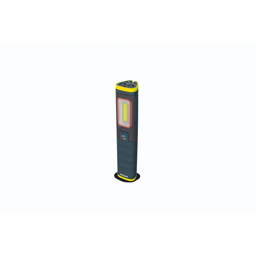 Philips Uv Workshop Pillar 500lm 5w 4400mah Ik07 Ip65 Lommelykt, Grey / green, One Size