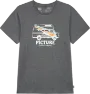Picture Organic Clothing Men's Custom Van Tee, Dark grey melange