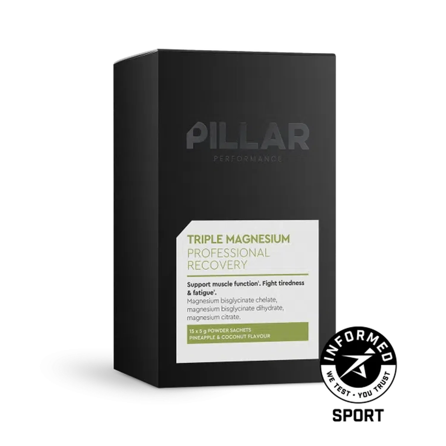 Pillar Performance Professional Recovery Triple Magnesium Travel Pack Pillar Performance Professional Recovery Triple Magnesium Travel Pack