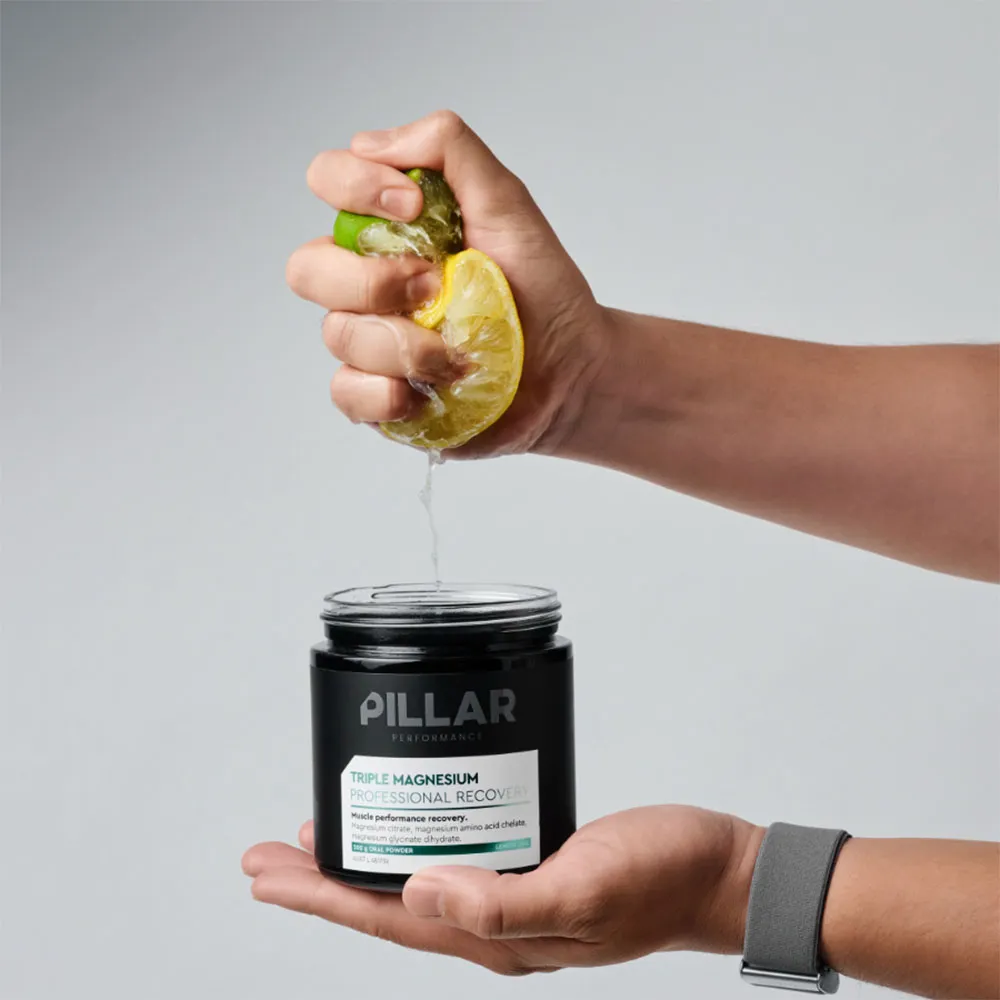 Pillar Performance Triple Magnesium Professional 200gr Gjenoppretting Sitron Og Lime, Black, One Size