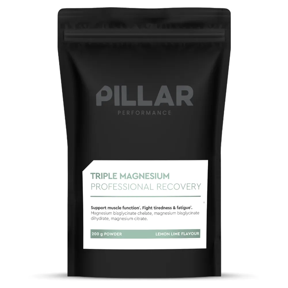 Pillar Performance Triple Magnesium Professional Doypack 200gr Gjenoppretting Sitron Og Lime, Black, One Size