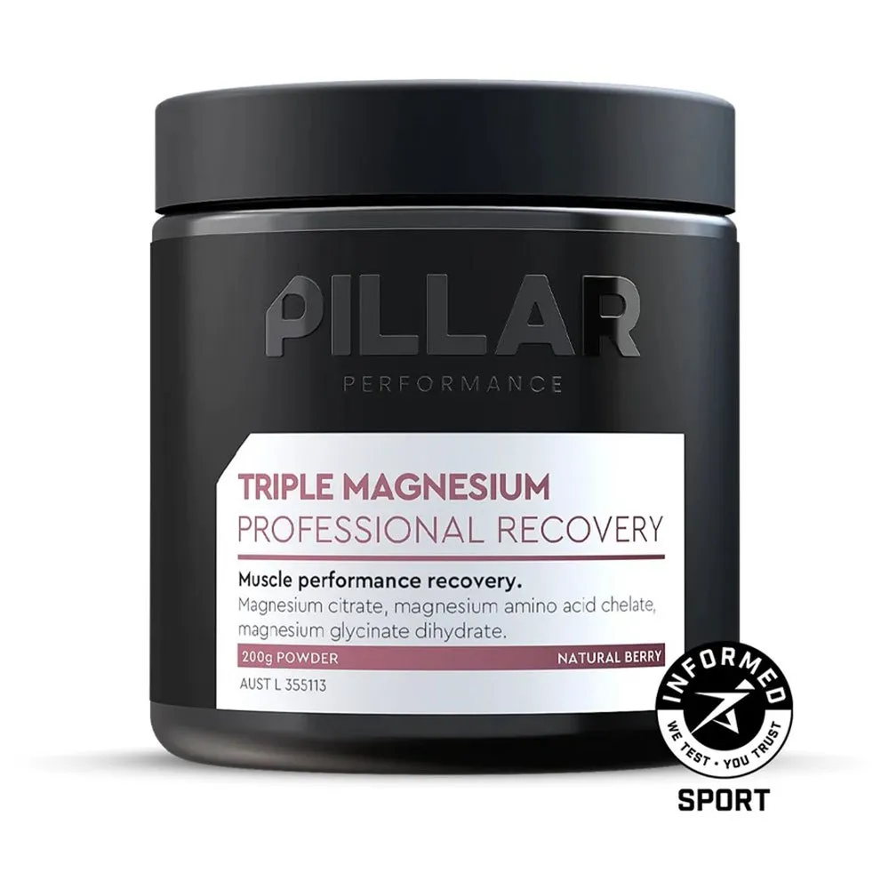 Pillar Performance Triple Magnesium Professional Gjenoppretting Ananas Og Kokos 200g Pillar Performance Triple Magnesium Professional Gjenoppretting Ananas Og Kokos 200g