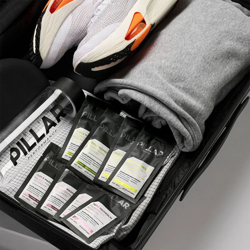 Pillar Performance Triple Magnesium Travel Gjenopprettingsboks Med Enkeltdoser Bær 15 Enheter Pillar Performance Triple Magnesium Travel Gjenopprettingsboks Med Enkeltdoser Bær 15 Enheter