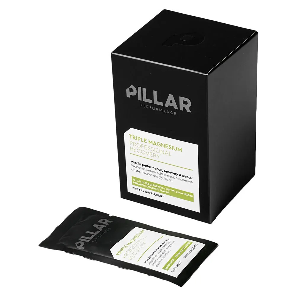 Pillar Performance Triple Magnesium Travel Gjenopprettingsboks Med Enkeltdoser Bær 15 Enheter Pillar Performance Triple Magnesium Travel Gjenopprettingsboks Med Enkeltdoser Bær 15 Enheter