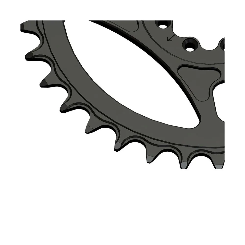 Pilo C93 Sram T-type Kjettingring, Black, 34t