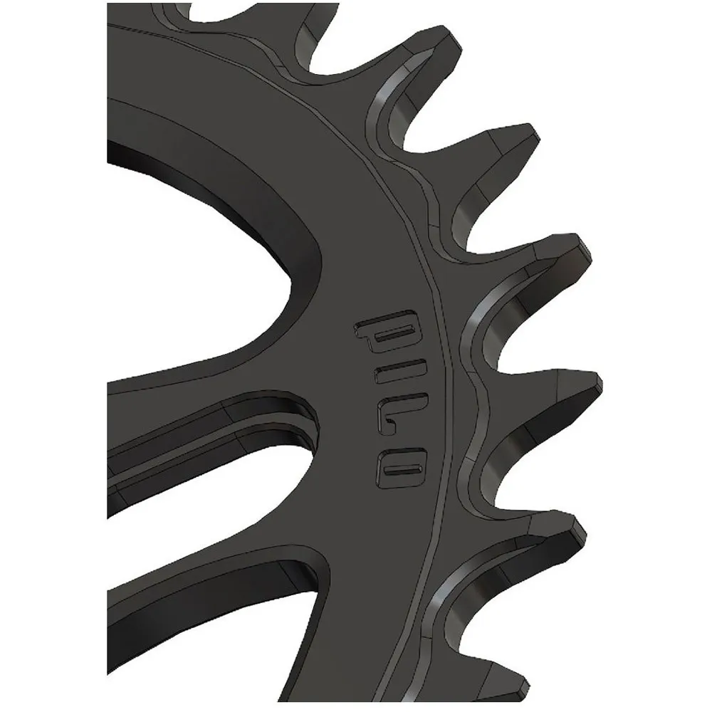 Pilo C93 Sram T-type Kjettingring, Black, 34t