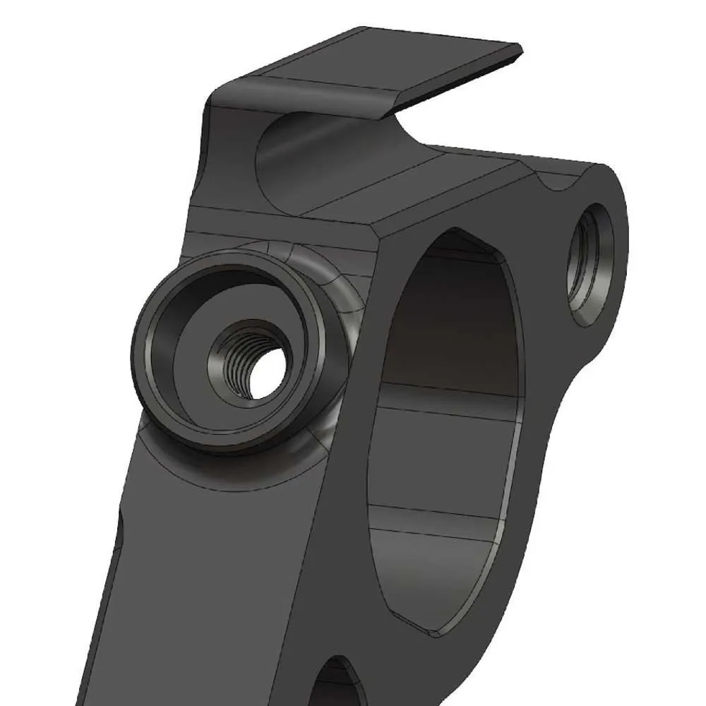 Pilo D1057 Girørekrok, Black, One Size