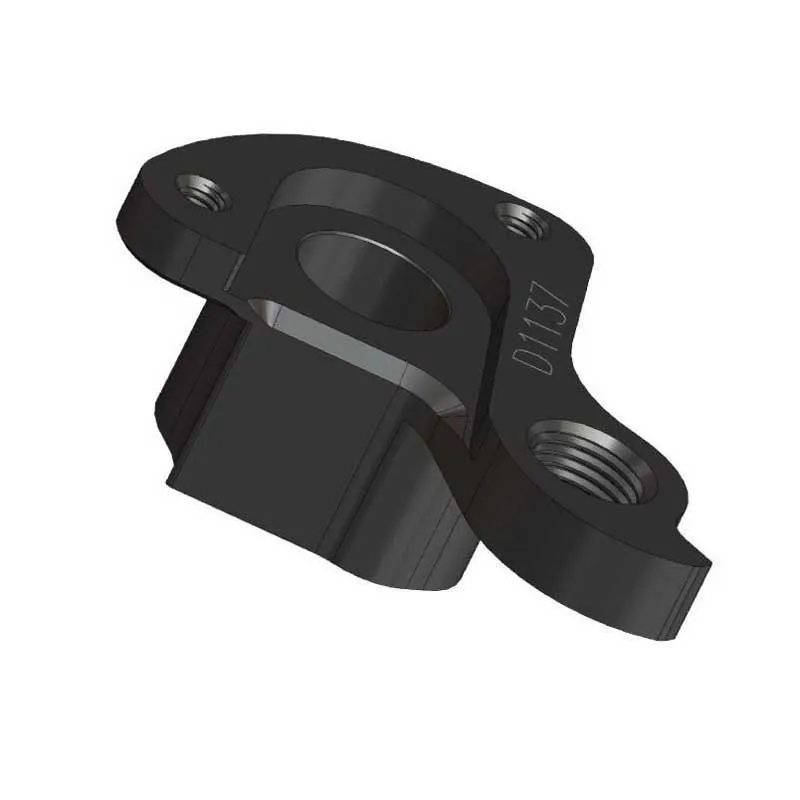 Pilo D1137 Adris/alutech/forme/khs/pells/price/thrust/tifosi/wrc Girørekrok, Black, One Size