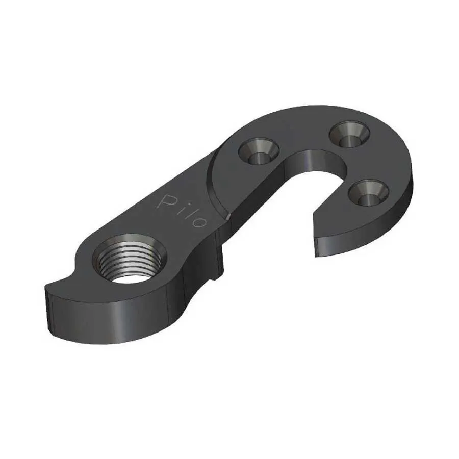 Pilo D1192 Bombtrack/ribble/sonder Girørekrok, Black, One Size