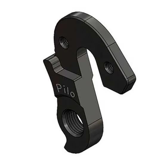 Pilo D1207 Cayman/crosser/swift/torpado Girørekrok, Black, One Size