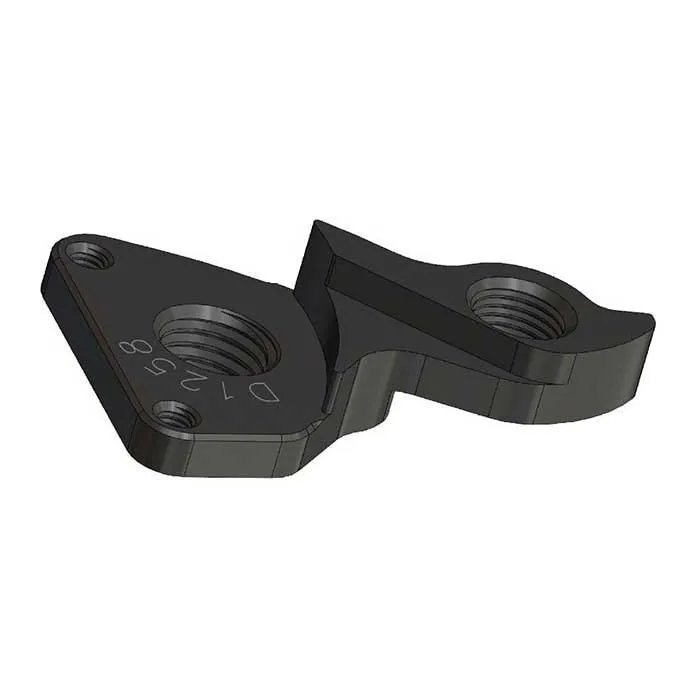 Pilo D1258 Megamo/sonder Girørekrok, Black, One Size