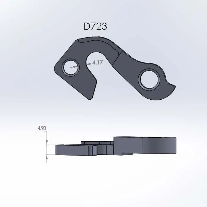 Pilo D723 Gt Girørekrok, Black, One Size