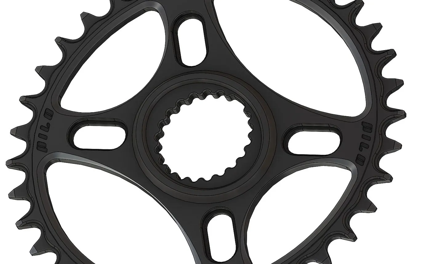 Pilo Narrow Wide Shimano Krankdrev 36T