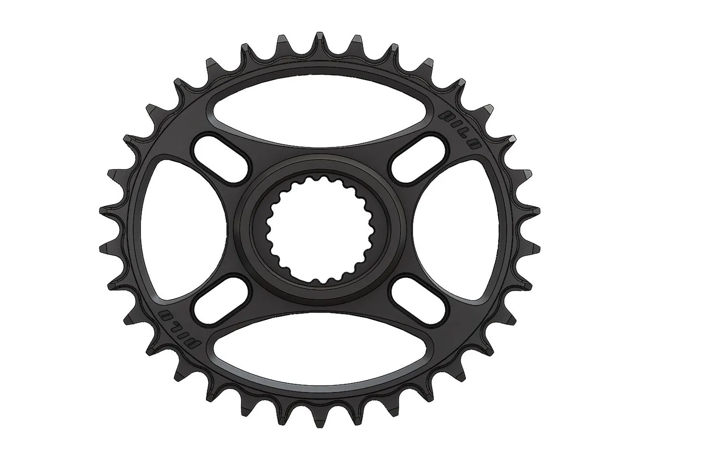 Pilo Narrow Wide Shimano Oval Krankdrev