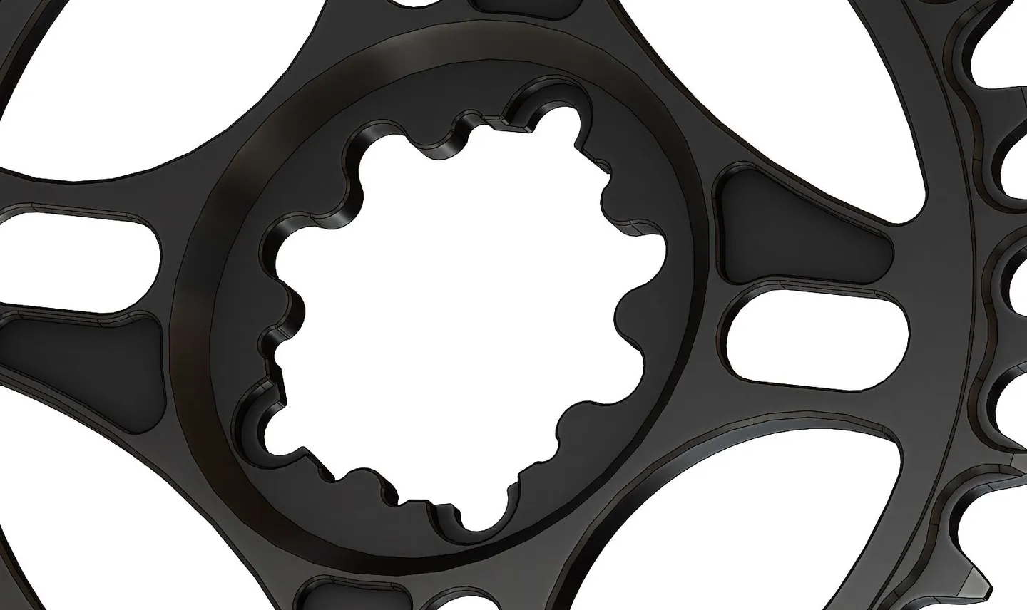 Pilo Narrow Wide SRAM Oval Krankdrev 32T