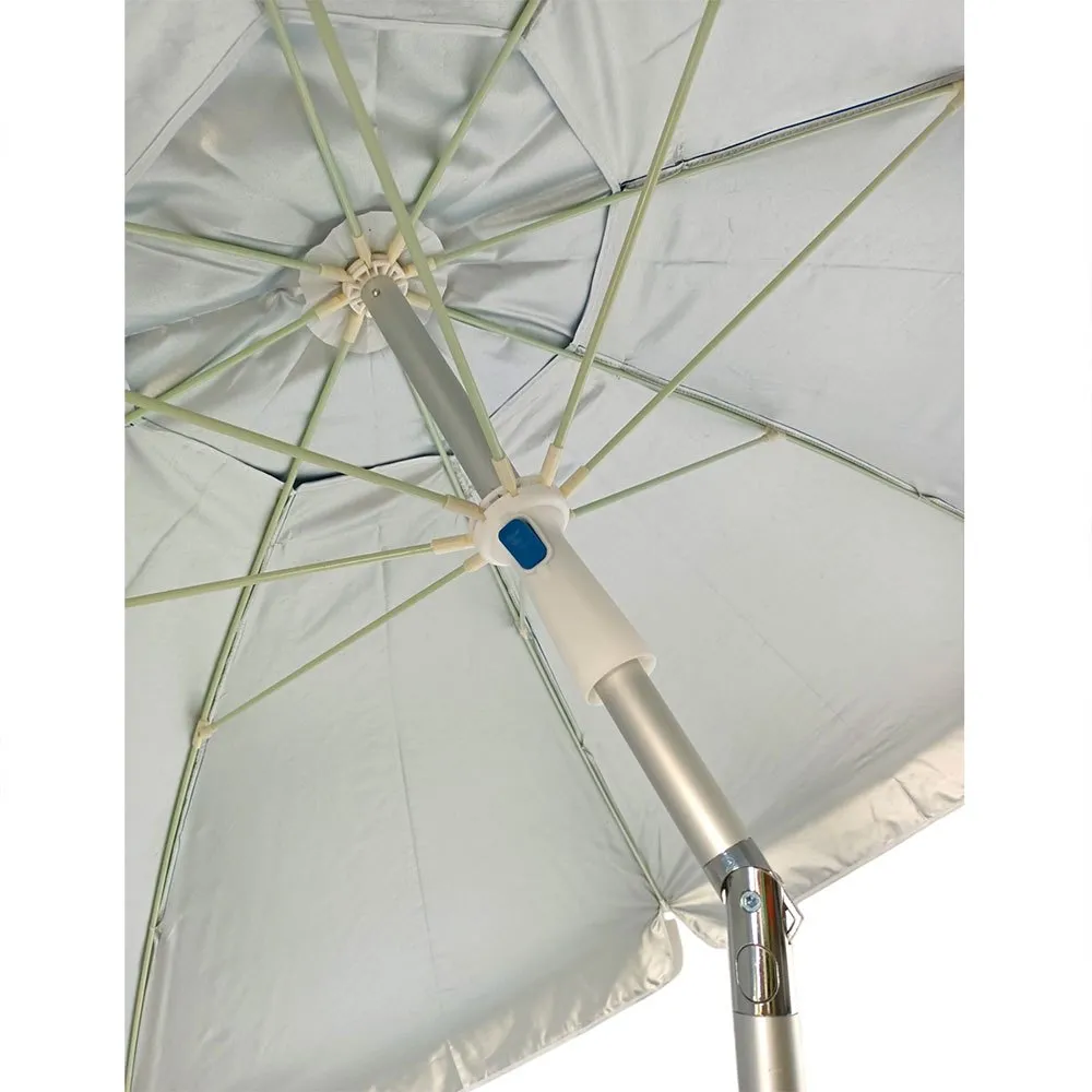 Pincho Aluminium Denia Cindy 10+spike Upf50+ Solparasoll 180 Cm unisex, Blue, One Size