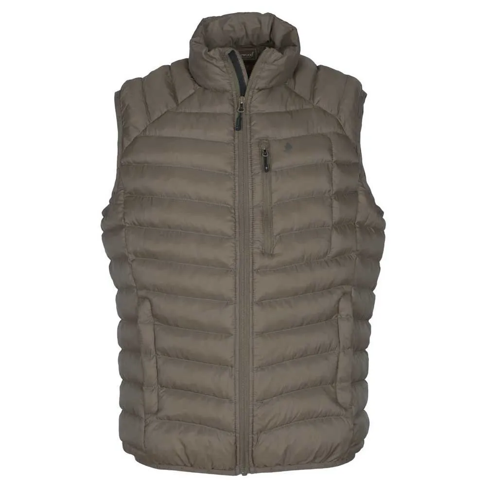 Pinewood Abisko Insulation Vest, Dark mole brown