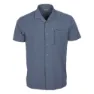 Pinewood Everyday Travel Topo Resort Kortarmet Skjorte, Dark storm blue