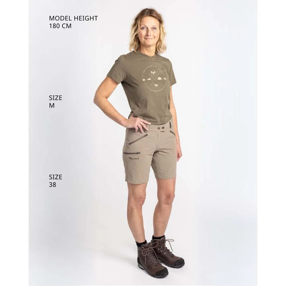 Pinewood Finnveden Trail Kortarmet T-skjorte, Olive