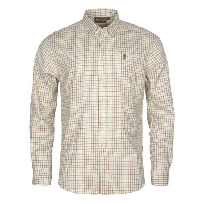 Pinewood Nydala Grouse Skjorte Med Lange Ermer, Off white / green