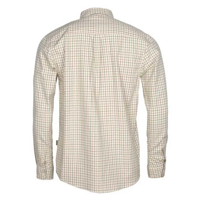 Pinewood Nydala Grouse Skjorte Med Lange Ermer, Off white / green