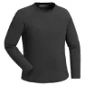Pinewood Peached Langarmet T-skjorte, Smoke black