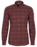 Pinewood Värnamo Flannel Shirt W, Earth plum