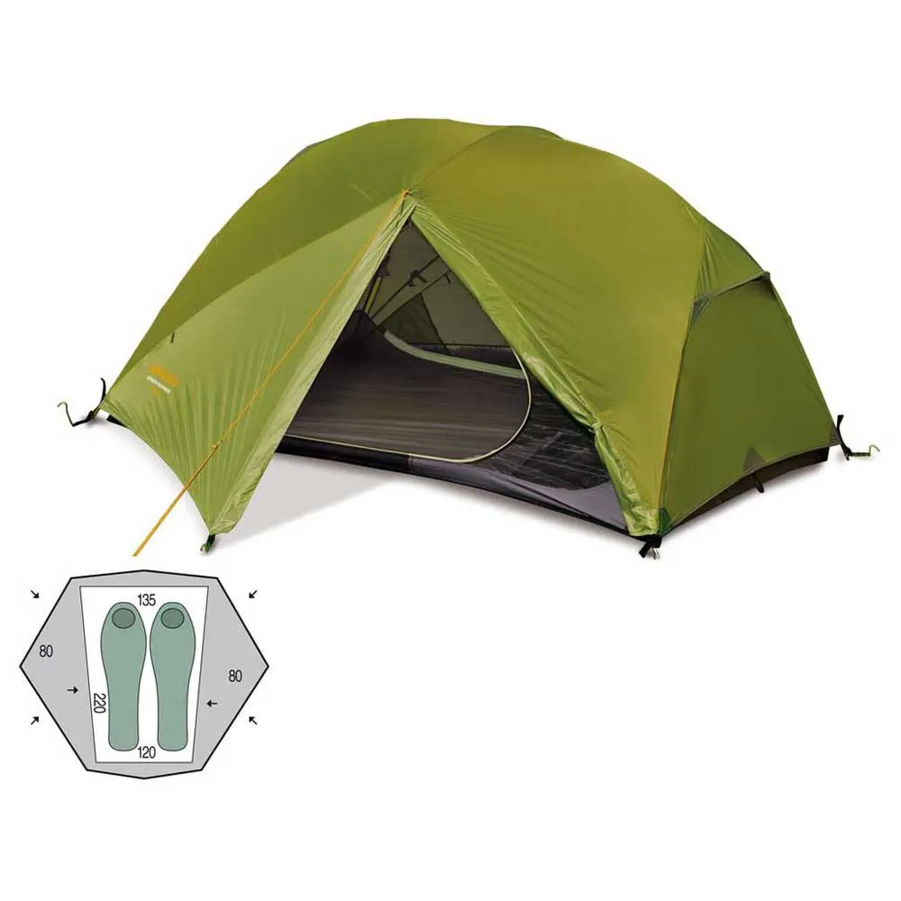 Pinguin Aero 2 Telt, Green / black, 2 Steder Pinguin Aero 2 Telt, Green / black, 2 Steder