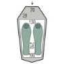 Pinguin Arris Telt, Green, 1 Sted